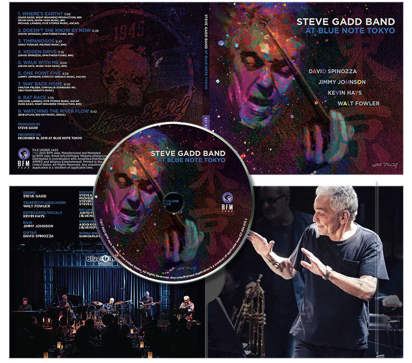 steve gadd band blue note tokyo cd package